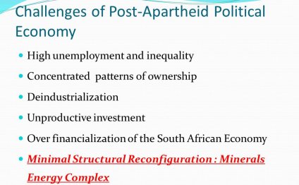 Challenges of Post-Apartheid