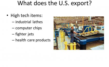 What does the U.S. export?