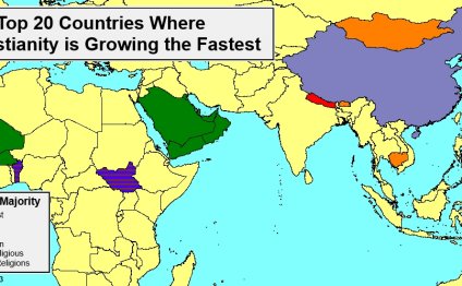 Where is Christianity growing