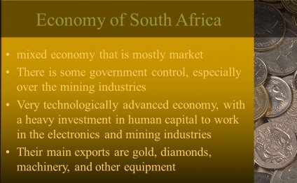 South Africa mixed economy