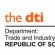 Department of Trade and industry South Africa