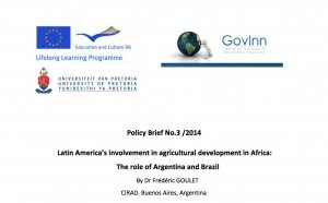 Agricultural Development in Africa