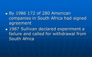 American companies in South Africa