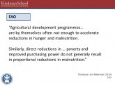 Agricultural Development Programmes