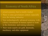 South Africa mixed economy