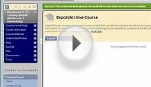 Exporting/Archiving items from your course - UT Martin