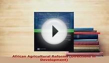 PDF African Agricultural Reforms Directions in Development